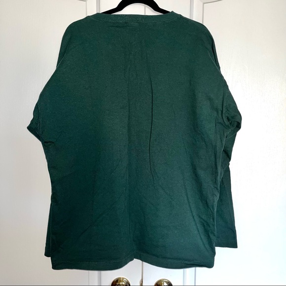 2/$25 Dark Green Men’s Quarter Button Down Shirt - Picture 2 of 5
